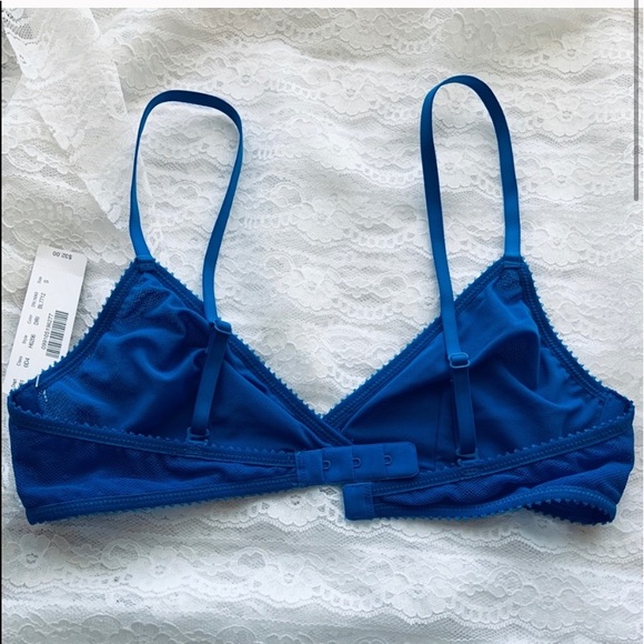 ☀️NWT J. Crew Blue Point D'Esprit French Bralette - Picture 2 of 9